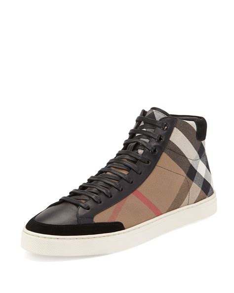 burberry mens shors|burberry shoes men high top.